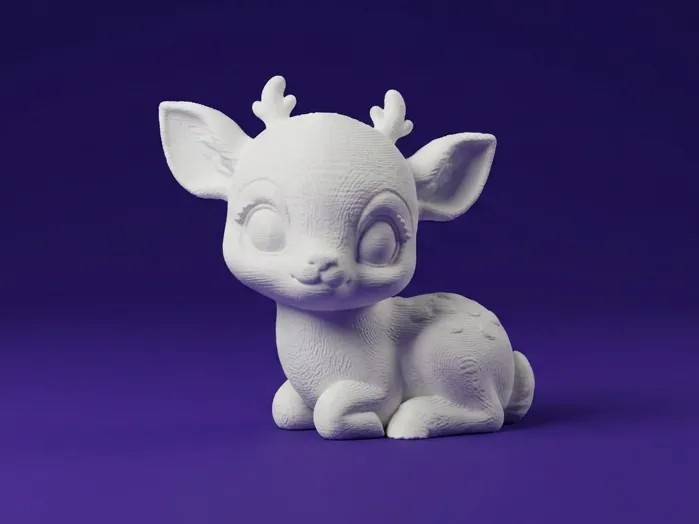 Cute Chibi Kawaii Baby Reindeer