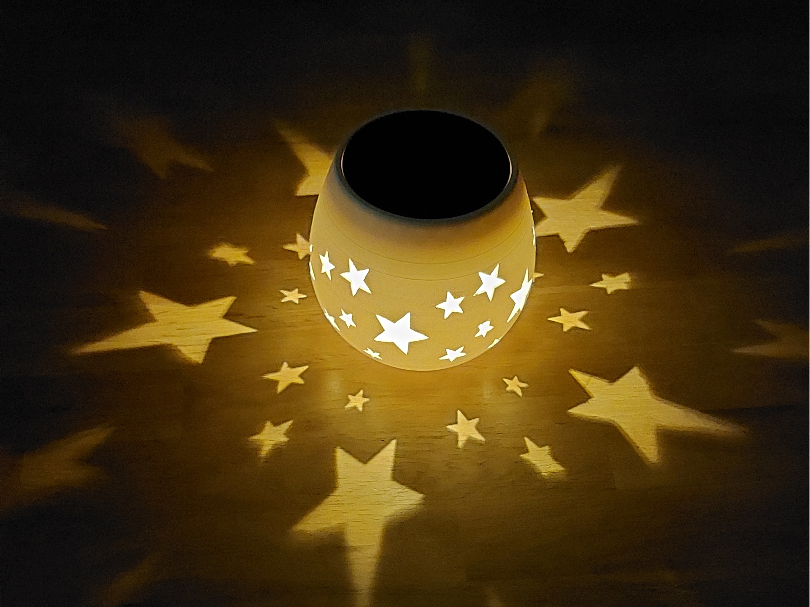 Solar Windlicht Sterne - Starry Shadow Lamp