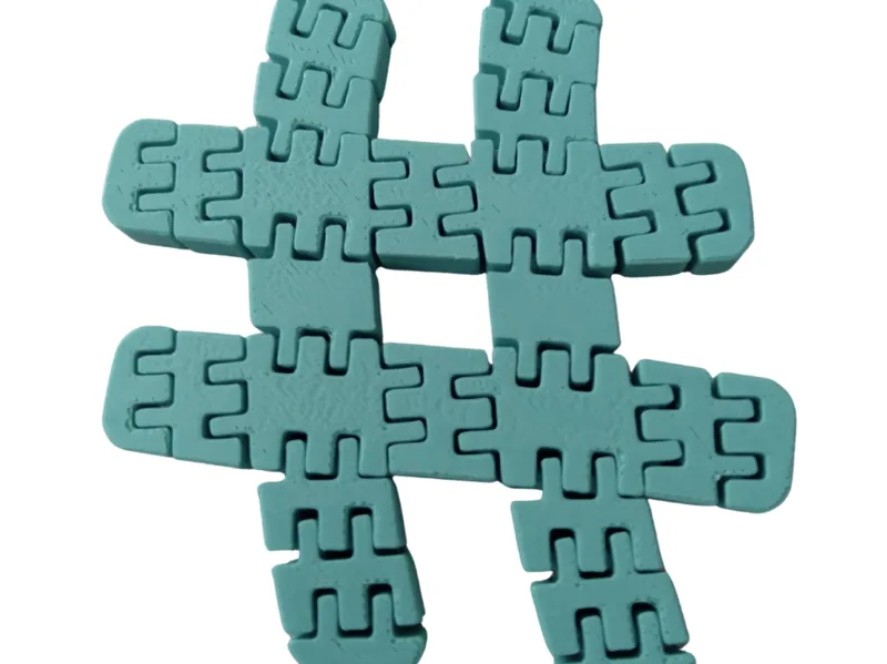 Flexi Hashtag (#) · Bewegliches Rautezeichen