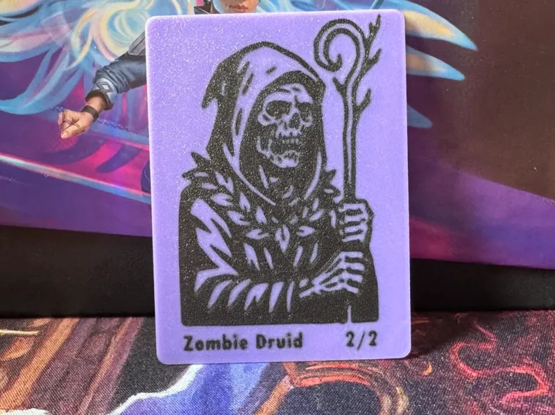 MTG: Zombie Druid Token