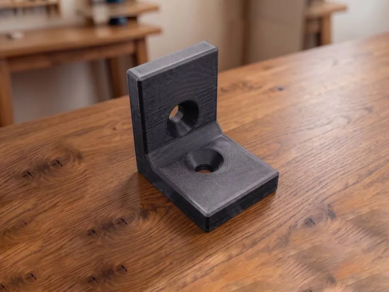 Parameterized L-Bracket with Countersunk Holes