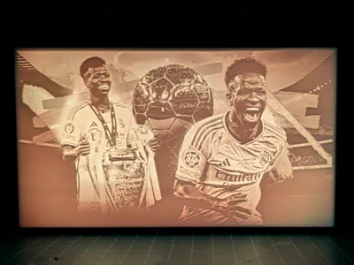 Vinicius Jr. Real Madrid lithophane