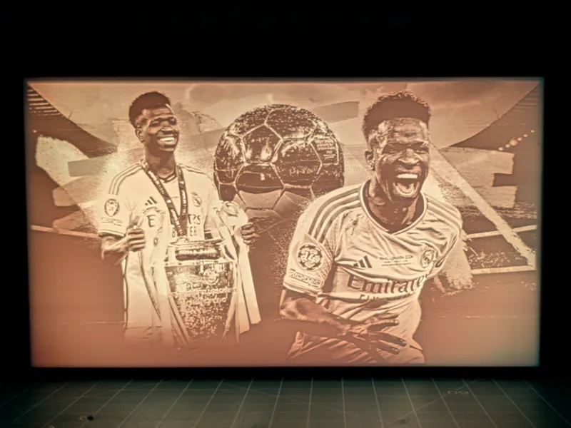 Vinicius Jr. Real Madrid lithophane