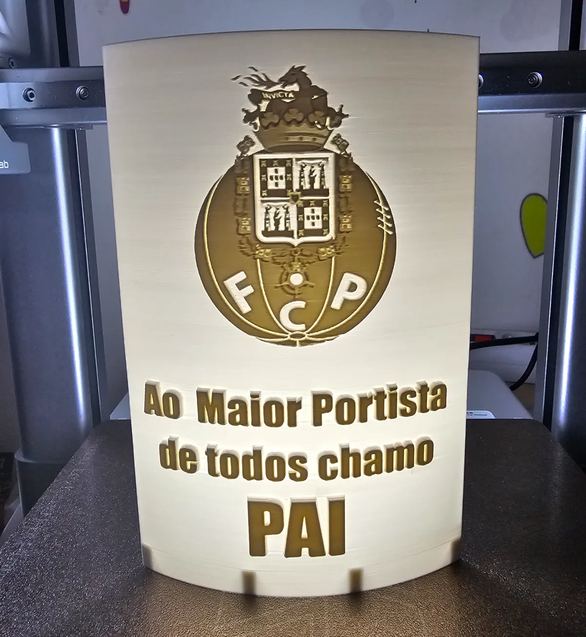 Lithophanie lampe FC Porto