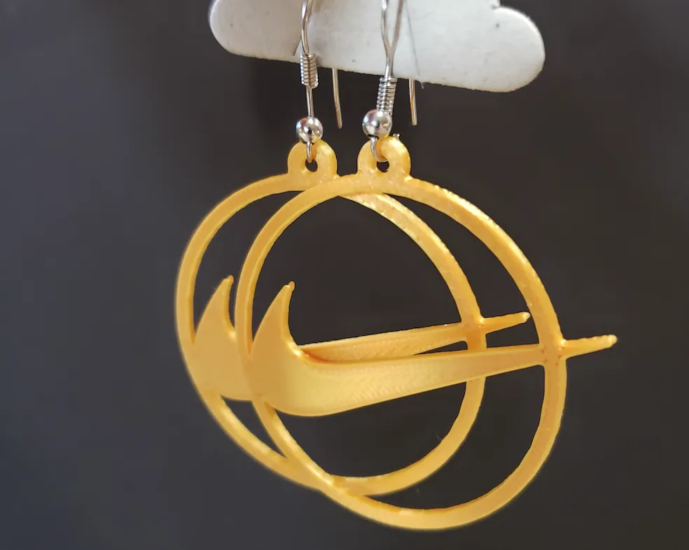 Nike Earrings (Large Size) view 3