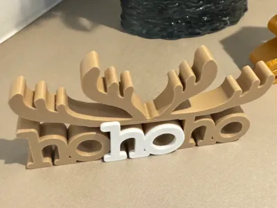 Ho Ho Ho and Christmas Antlers