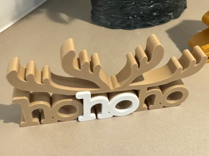 Ho Ho Ho and Christmas Antlers