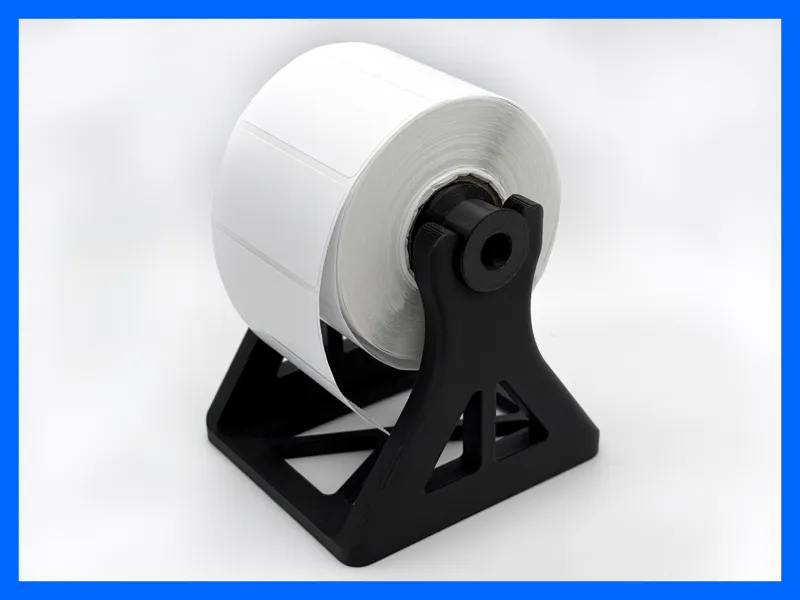 Label Spool Holder - Customizable / Parametric