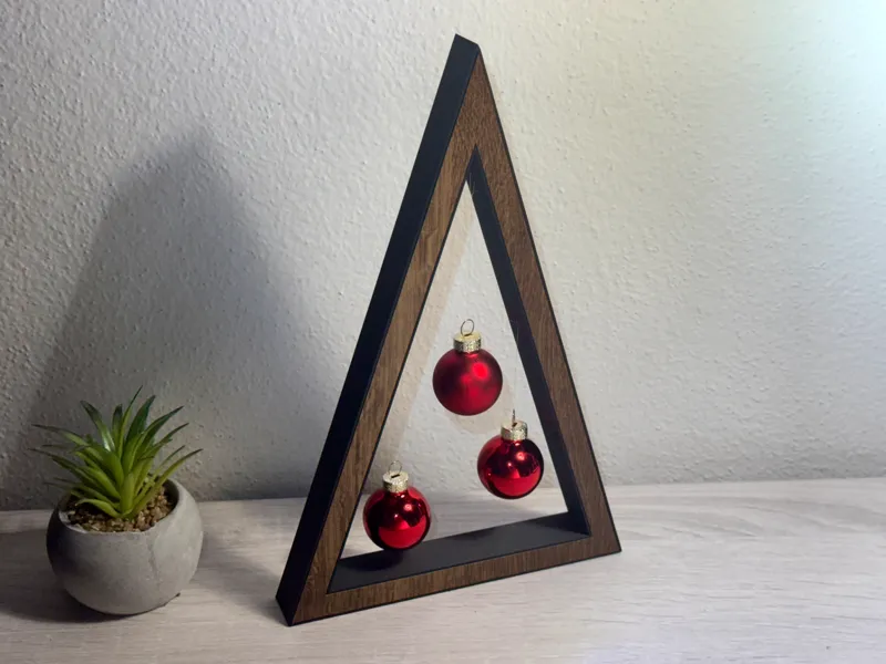 Modern Christmas Tree Display
