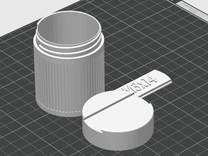 Boîte de rangement pour vis avec étiquettes