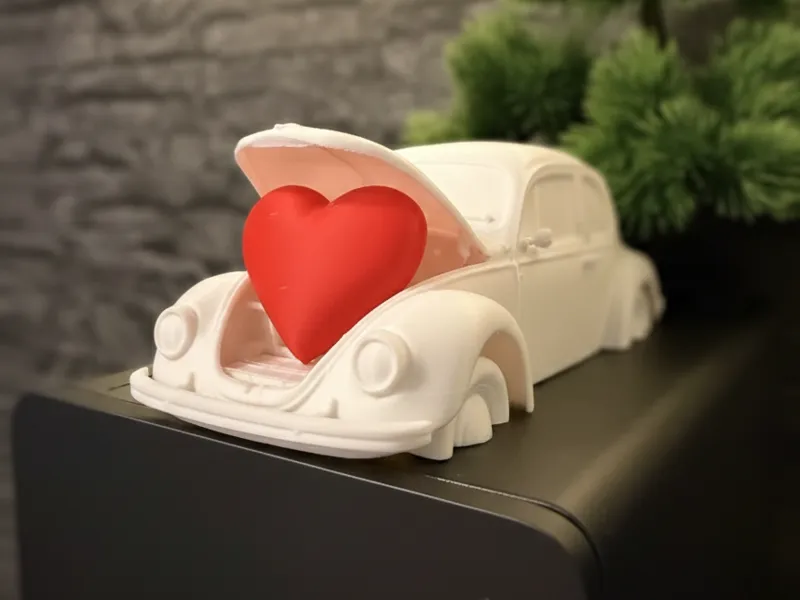 Auto mit Herz - Valentinstag Geschenk