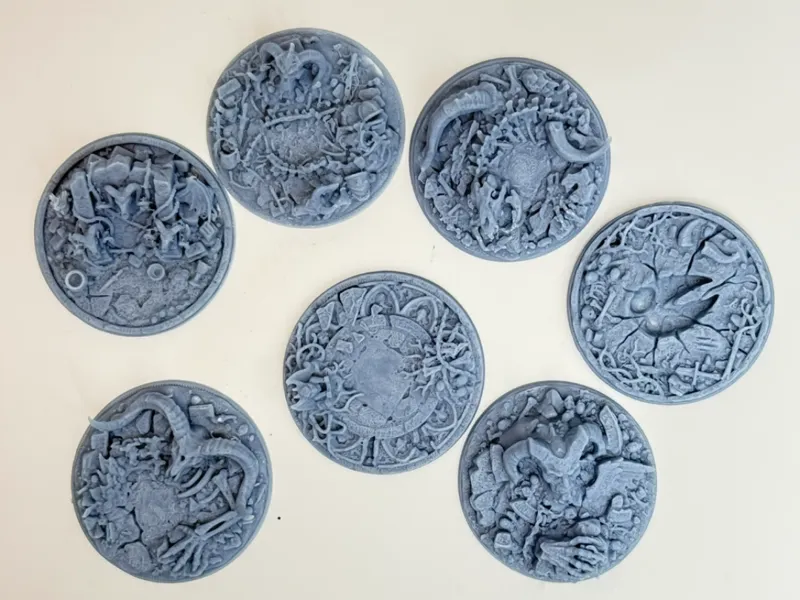 D&D 32mm Scalable Bases - Demon Collection