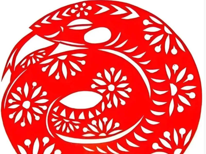 蛇年窗花1
