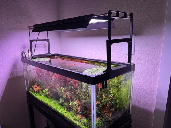 Rehausseur pour éclairage d'aquarium 20 gallons long