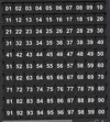 Alternate 01 - 00 numbering