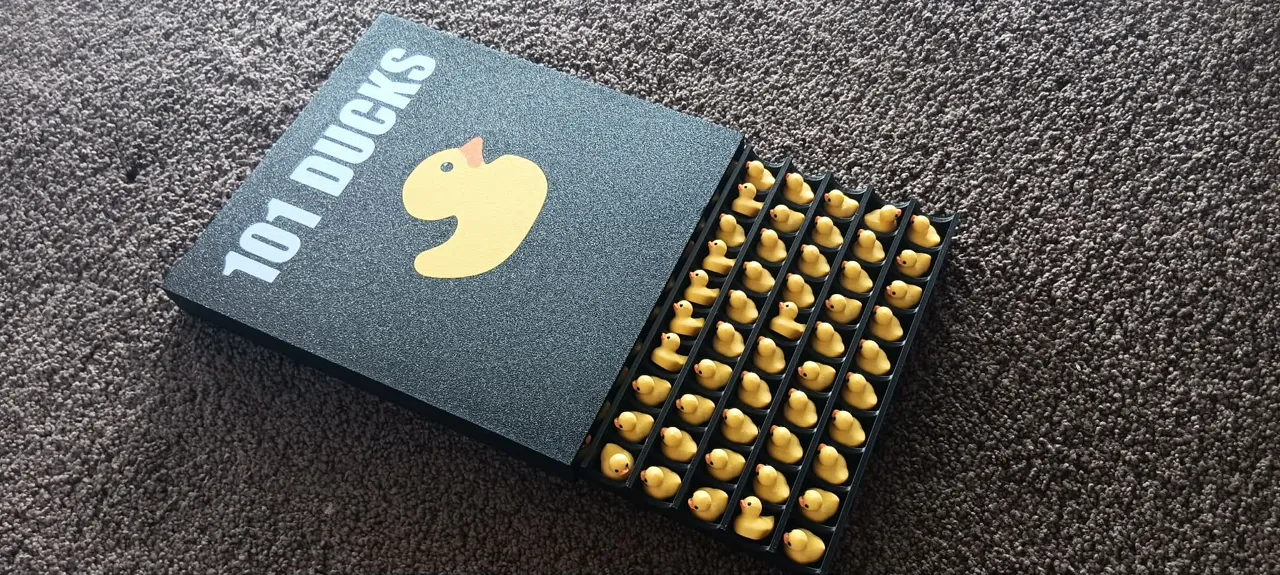 100 hidden duck game - Storage tray view 3