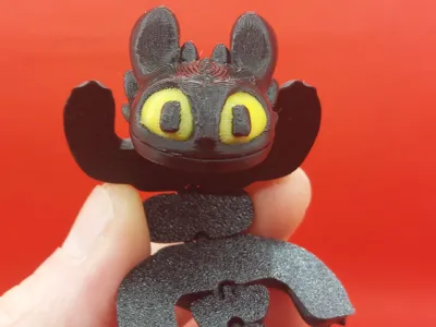 TOOTHLESS FLEXY  EASY PRINT