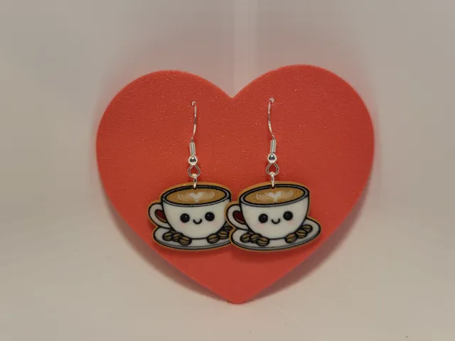 Kaffeetassen Ohrringe