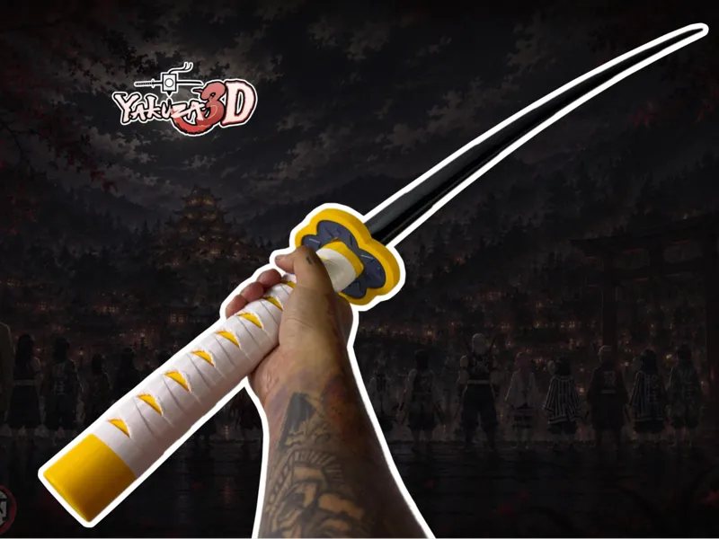 (Zenitsu inspiración) Katana plegable definitiva
