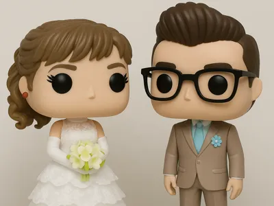 Pop Wedding Couple