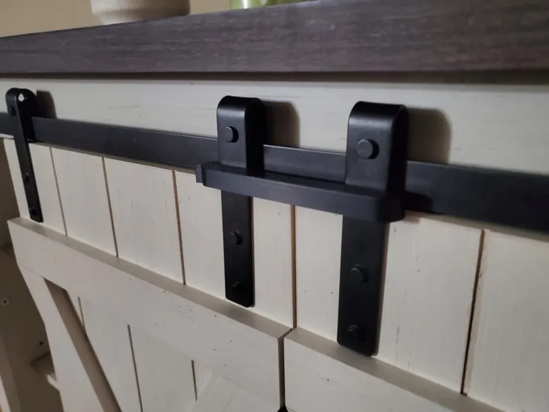 Wayfair Lorraine TV Stand sliding door lock