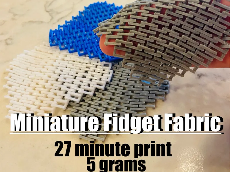 Miniature Fidget Fabric