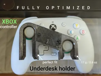 Xbox Controller Holder - Underdesk or wall mounted