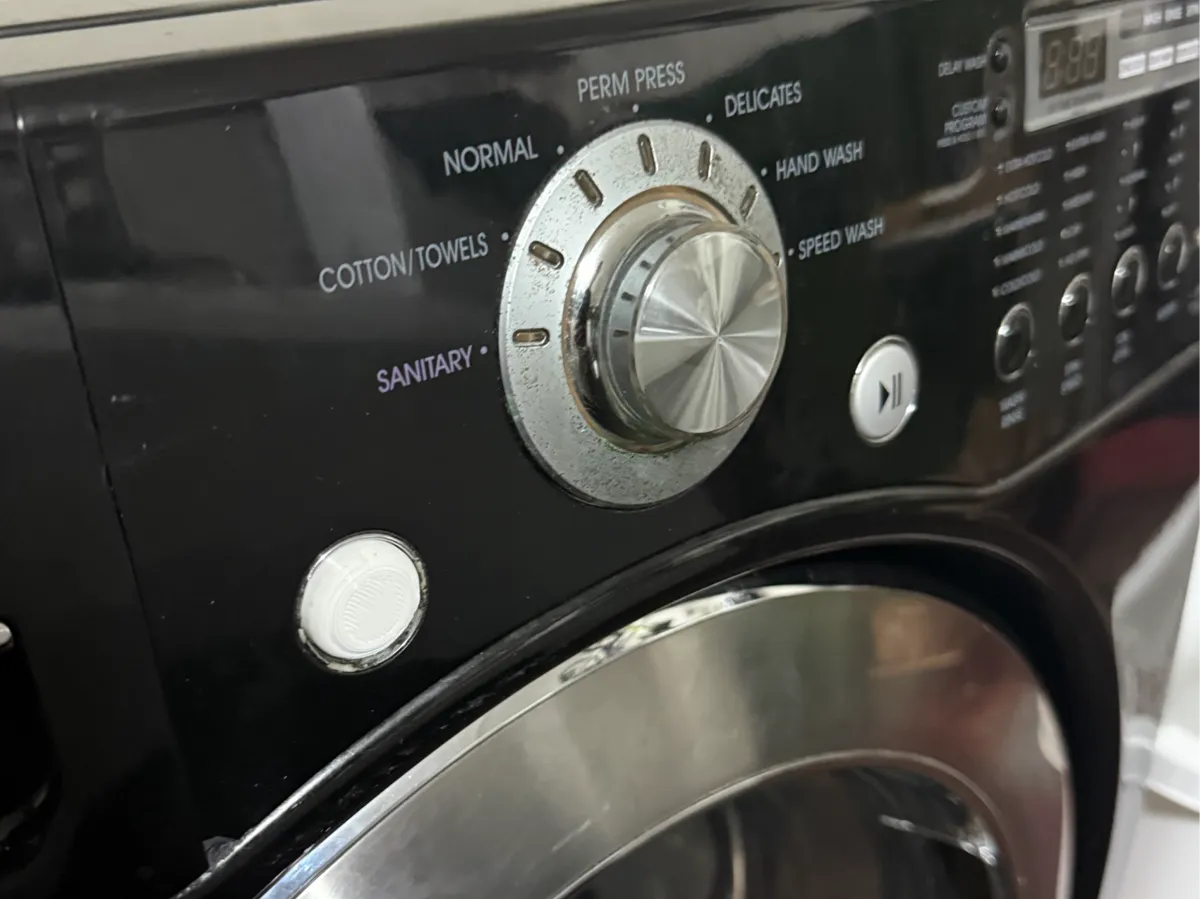 Bouton d'alimentation pour lave-linge LG