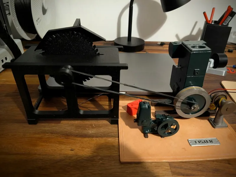 Lister D engine model