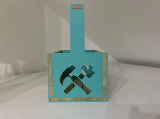Klötzchen Korb Hammer und Sichel