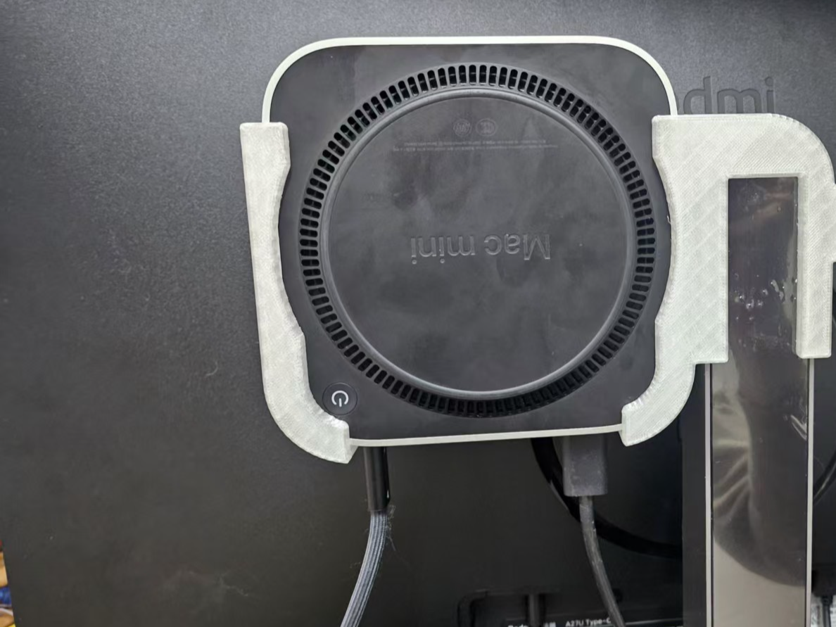Miniatura 1 do modelo 3D Mac mini m4支架红米a27u显示器支架