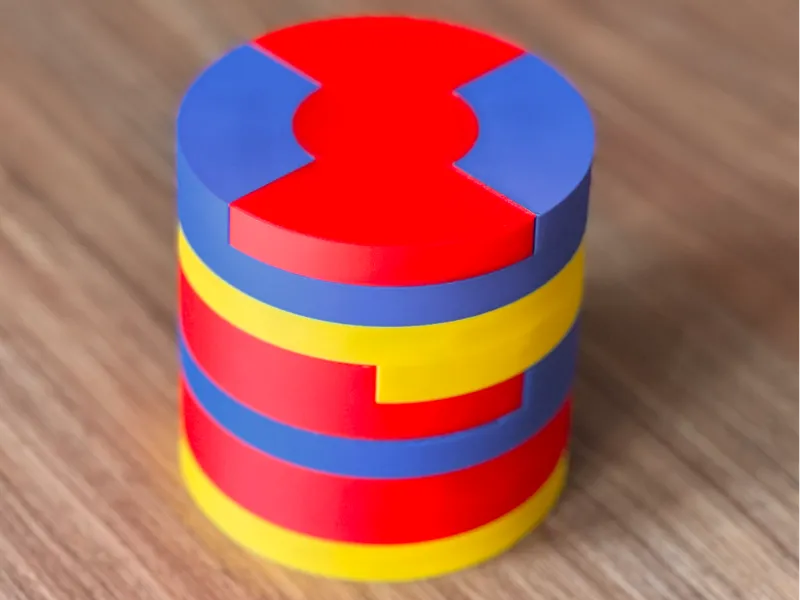 3D Puzzle "Cilindro"