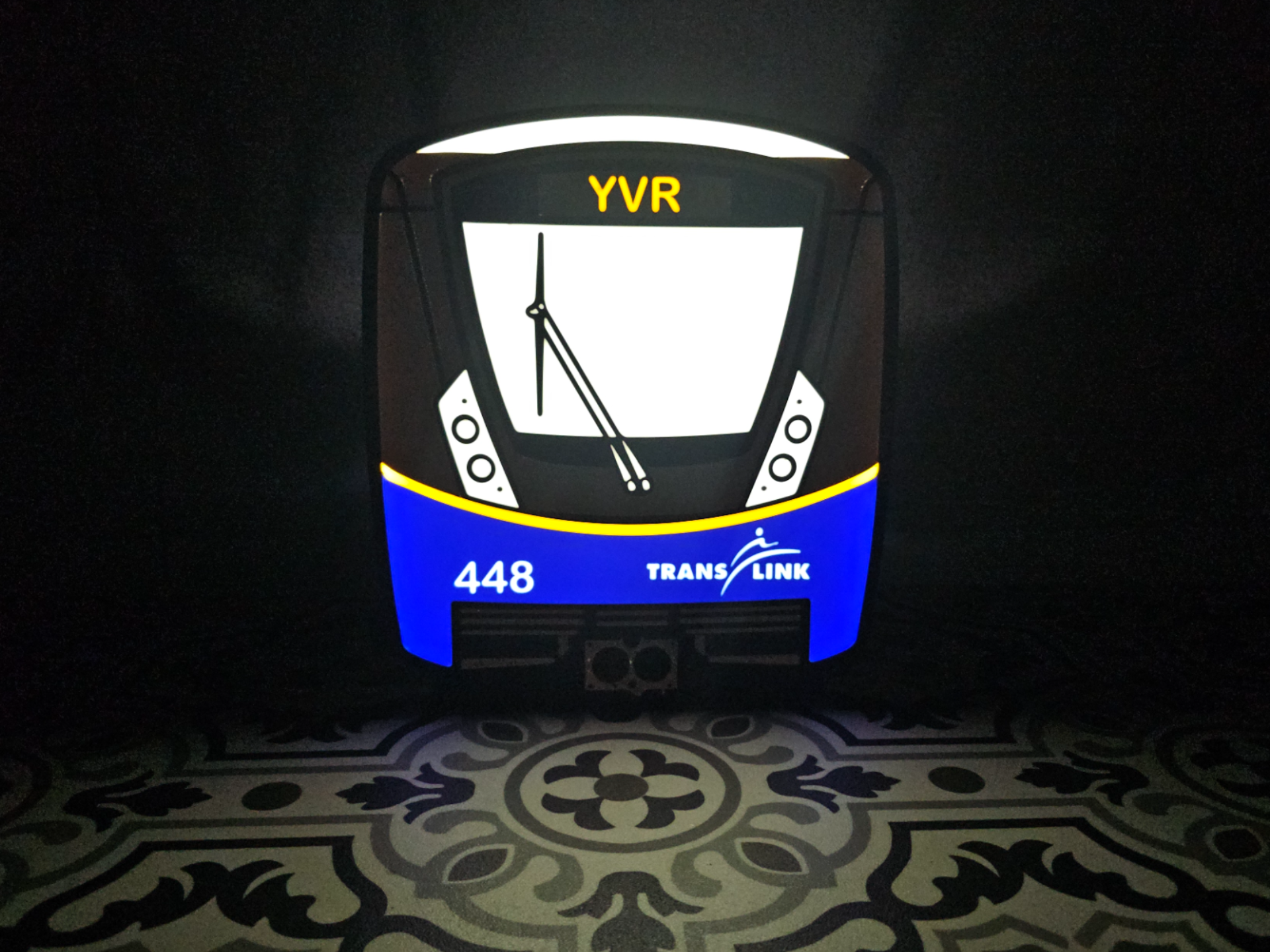 Vancouver Skytrain LED Lightbox Sign