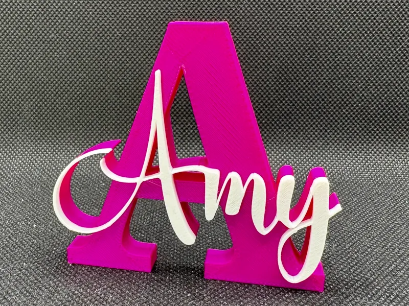 AMY name ornament sign nametag