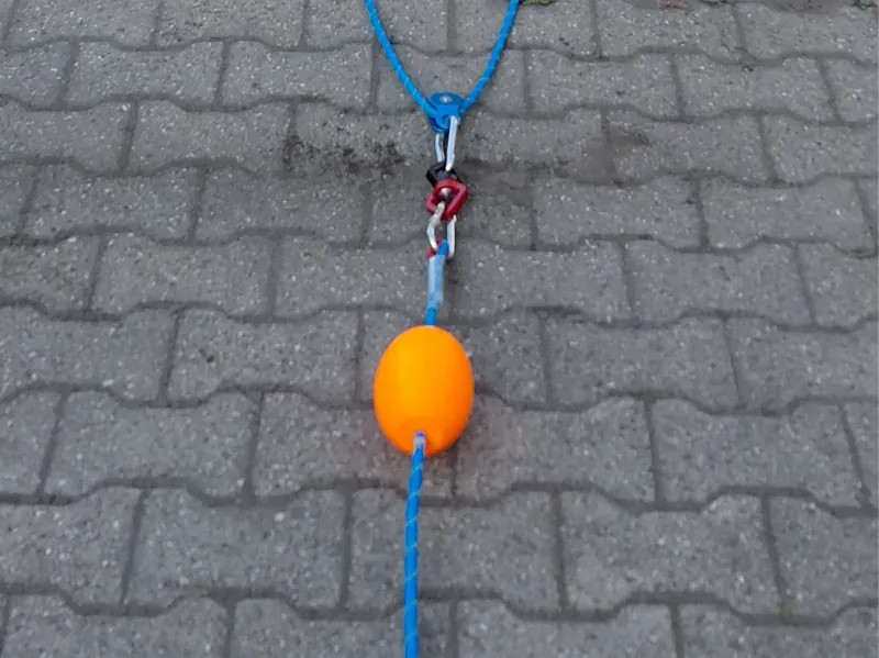 Seilboje für 10mm Seil zum kleben