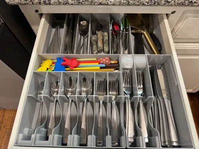 Gridfinity Silverware Drawer Organizer