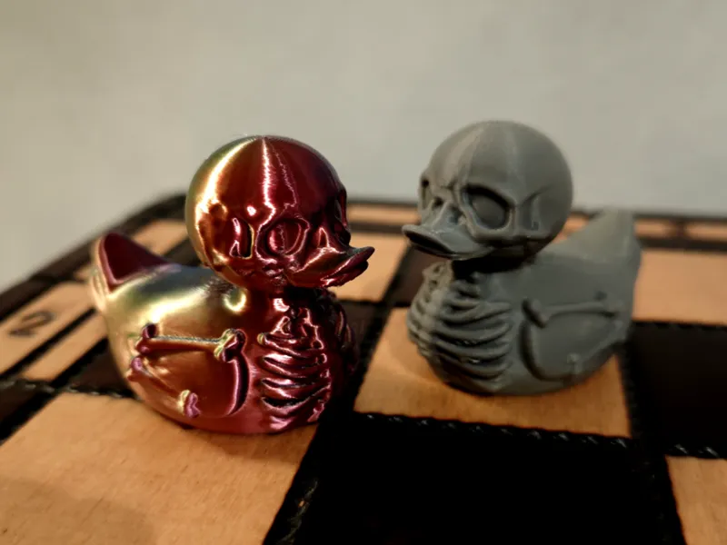 Halloween Skeleton Duck