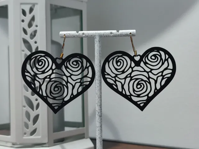 Aretes Rosas de Versalles