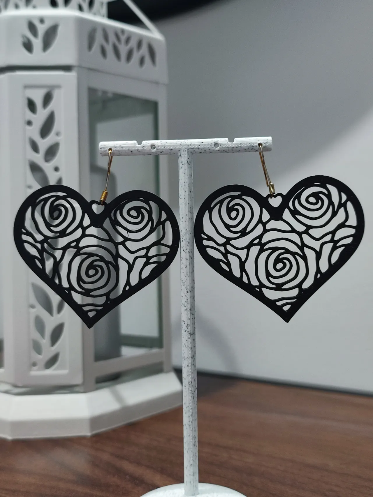 Aretes Rosas de Versalles view 3
