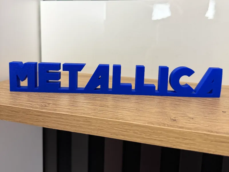 Metallica - Name Sign Heavy Metal