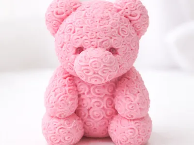 Rose teddy bear