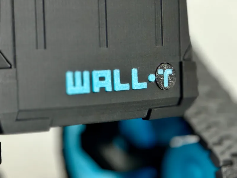 WALL-T Tron Font Letter for WALL-E by The Kit Kiln