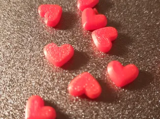Small hearts for decoration