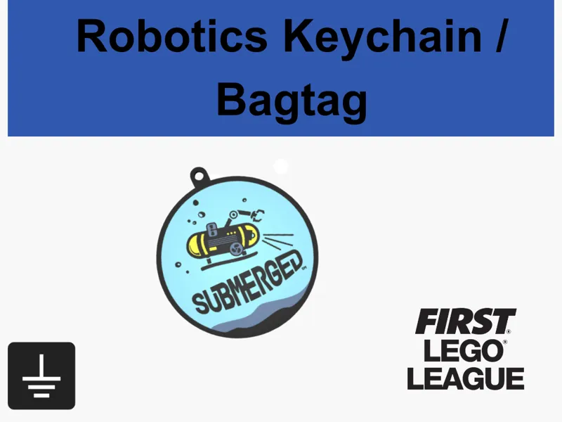 FIRST Leg0 League FLL - Keychain / Bagtag