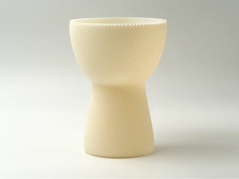 Woven Hourglass Vase - Japandi Style
