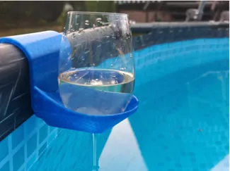 Intex Pool 45mm wine glass holder