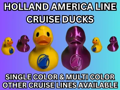 Holland America Line Cruise Duck