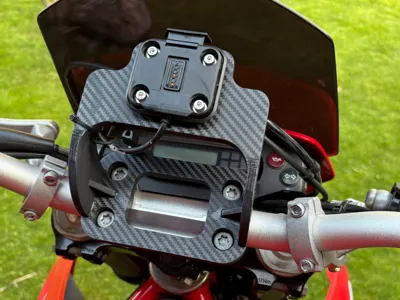 KTM 690, Husqvarna 701, GasGas ES 700, and Garmin Zumo XT GPS