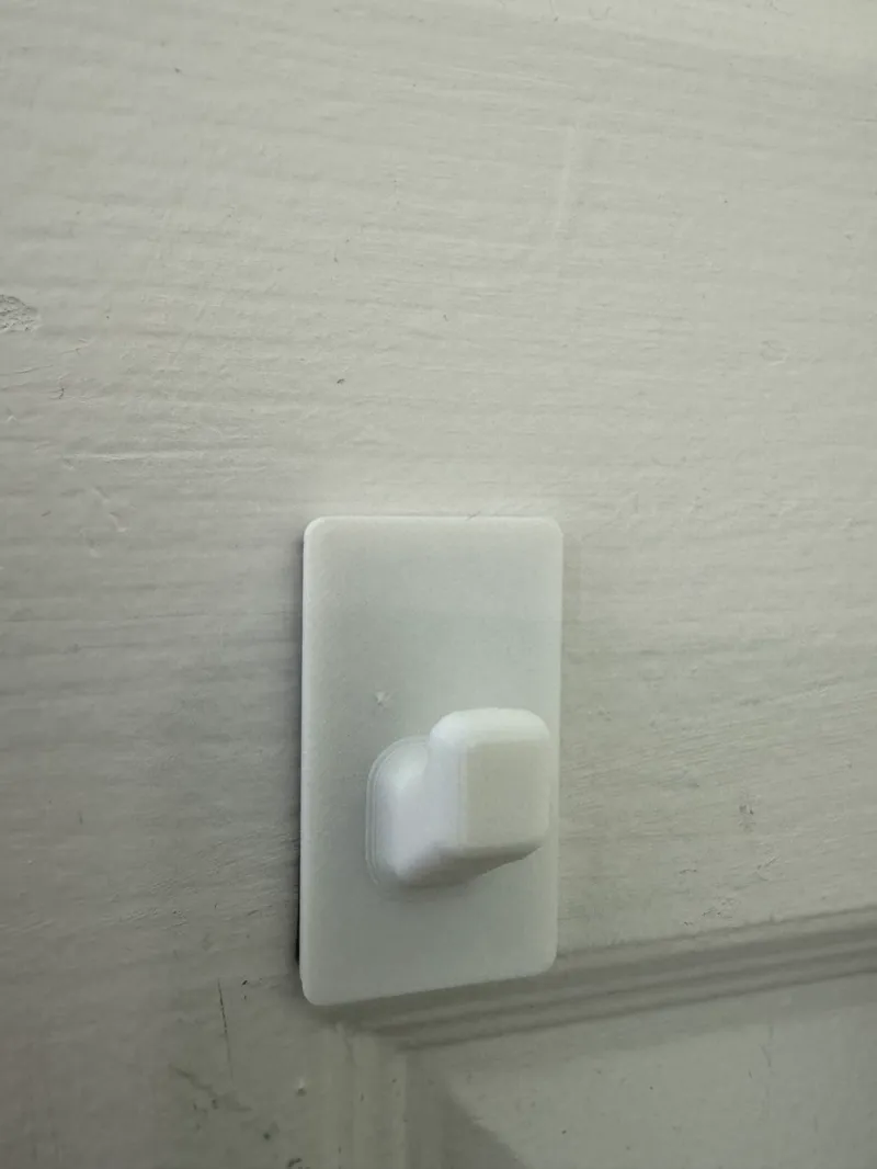 Cloth hook with 3M tape