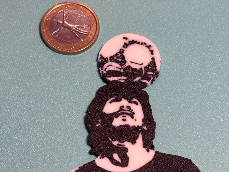 maradona portachiavi gettone per il carrello